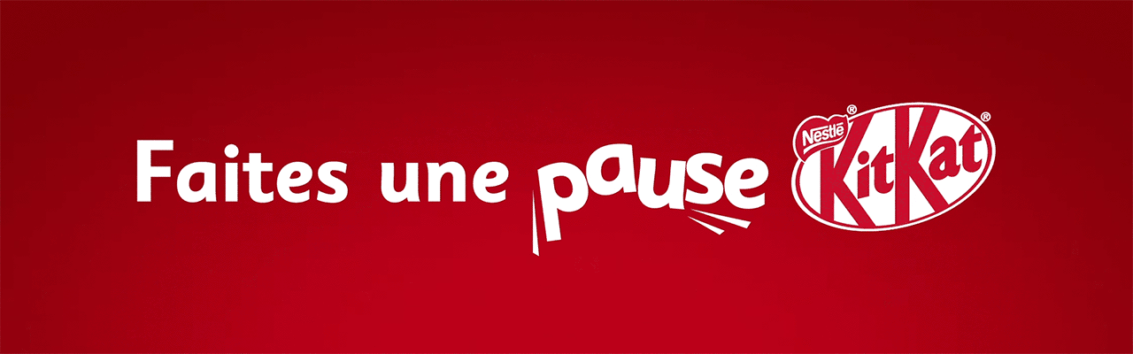 Faites une pause KitKat Logo animé FR Français